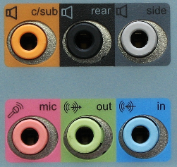 Analog sound ports